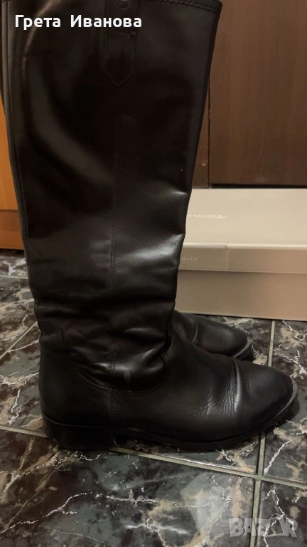 Ботуши от естествена кожа Tamaris, снимка 1