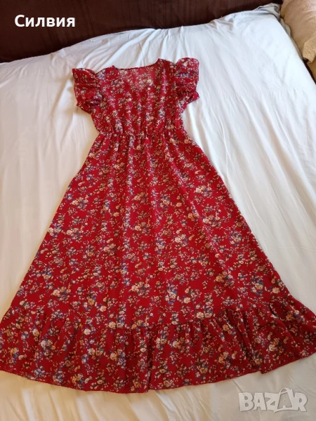 ефирна дълга рокля М размер. , снимка 1