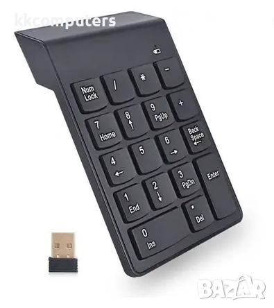 Mini Цифрова Клавиатура / Черен / Баркод : 2404299, снимка 1