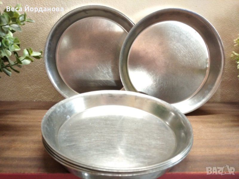 Руски метални чинии /СССР/, снимка 1