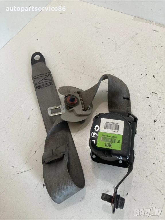 Заден ляв предпазен колан за KIA Carnival (2006–2012) 89810-4D100, снимка 1