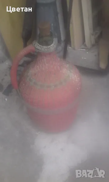 Плетена дамаджана , снимка 1