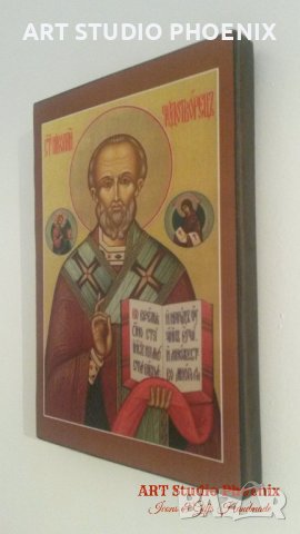 Икона на Свети Николай Чудотворец, различни изображения icona Sveti Nikolai, снимка 6 - Икони - 12652829