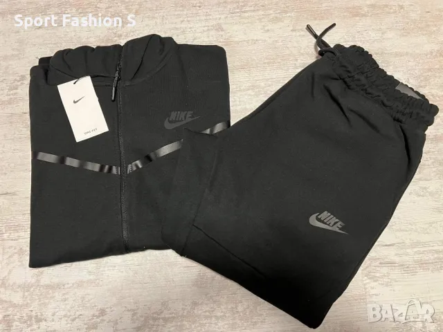 Мъжки екип Nike Tech Fleece Black, снимка 1