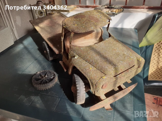 Уникат - руска метална стара играчка камион ЗИЛ