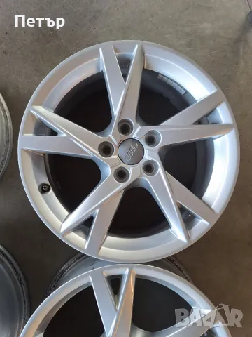 ОРИГИНАЛНИ АЛУМИНИЕВИ ДЖАНТИ  AУДИ  -5x112х57.1-17цола, снимка 5 - Гуми и джанти - 48972904