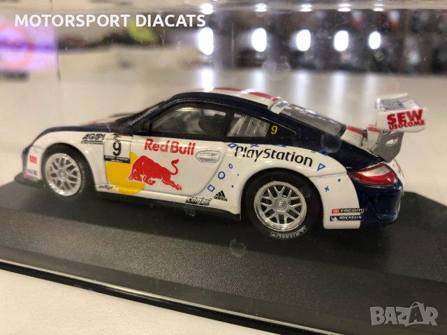 Колекционерски модел метална количка MINICHAMPS PORSCHE 911 S.LOEB НОВ, снимка 5 - Колекции - 38657522