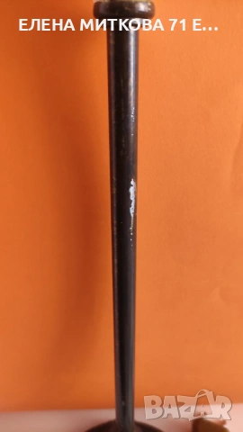 Висока настолна лампа от метал с орнаменти, снимка 4 - Настолни лампи - 53169712