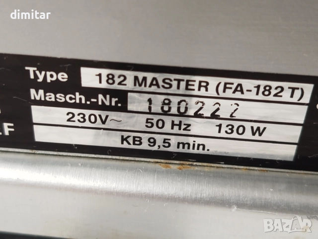 Немска слайс машина GRAEF - 130 W, снимка 7 - Кухненски роботи - 52562689