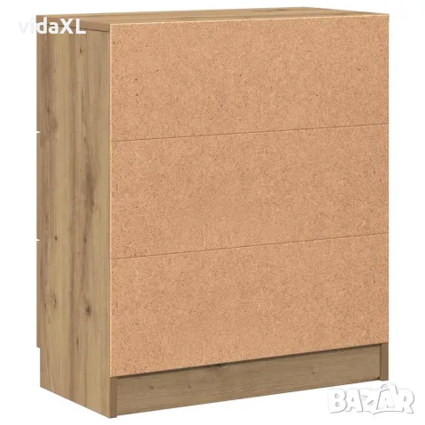 vidaXL Сайдборд, дъб артизан, 60x30x70 см, инженерно дърво, снимка 6 - Бюфети - 56148372