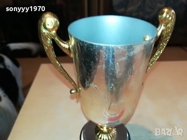 купа/ваза-инокс и злато от франция 0502231513, снимка 6 - Антикварни и старинни предмети - 39562774