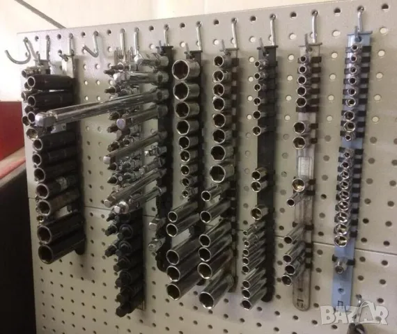 Оригинални UNITOOL Метални ДЪРЖАЧИ Релси Ленти и ЩИПКИ Органайзер за Инструменти тип гедоре БАРТЕР, снимка 8 - Гедорета - 47646544