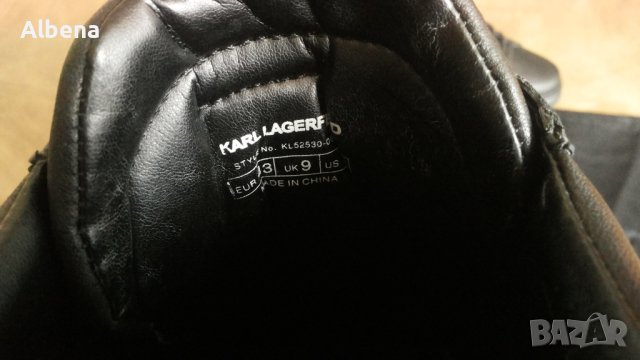 KARL LAGERFELD Размер EUR 43 / UK 9 естествена кожа 111-13-S, снимка 17 - Ежедневни обувки - 41047402