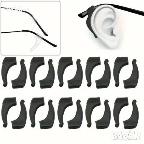 Нехлъзгащи се наушници за очила 6бр., снимка 5 - Други - 49740937