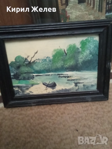 Малка картина в черна рамка 52454, снимка 8 - Картини - 52506635