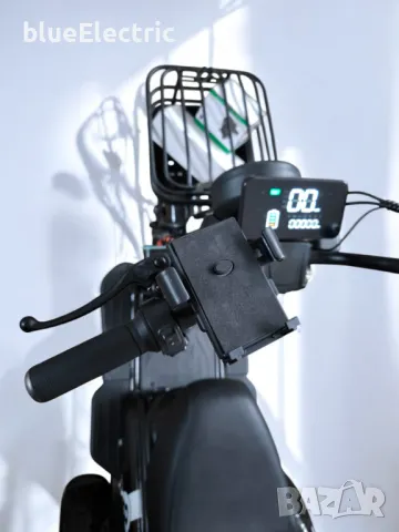 Двуместна електрическа триколка blueElectric Pudding 1800W | 48V | 23Ah | BLACK, снимка 11 - Мотоциклети и мототехника - 49745635