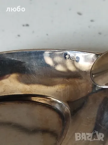 Сребърен Пепелник Със Форма на Лебед-Сребро 0,925, снимка 7 - Други ценни предмети - 48737893