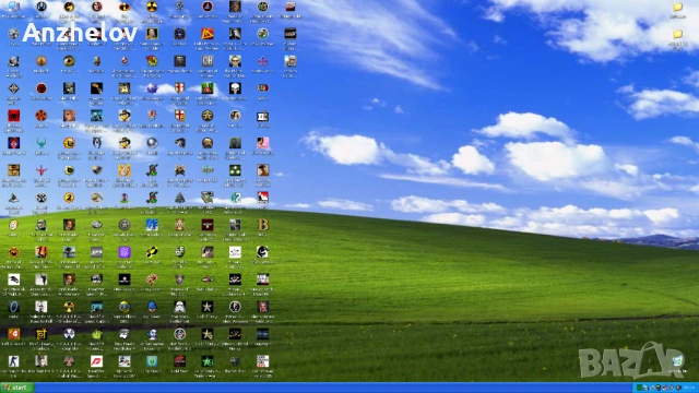 Ретро Гейминг Компютър Windows XP Retro Gaming PC Игри AMD Radeon HD
