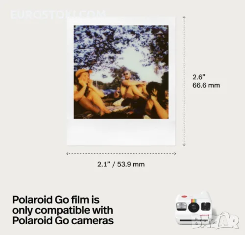 Фотоапарат за моментни снимки Polaroid Go Generation 2, моментална камера, снимка 6 - Фотоапарати - 56217588