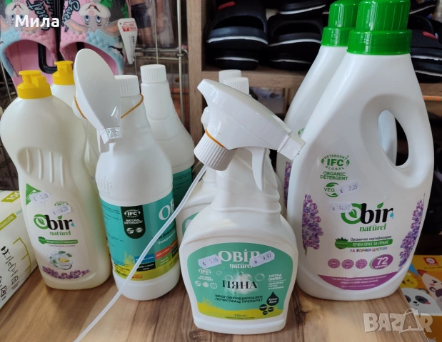 Органични почистващи препарати Obir