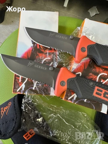 Нови ножове GERBER в кутия—2 броя