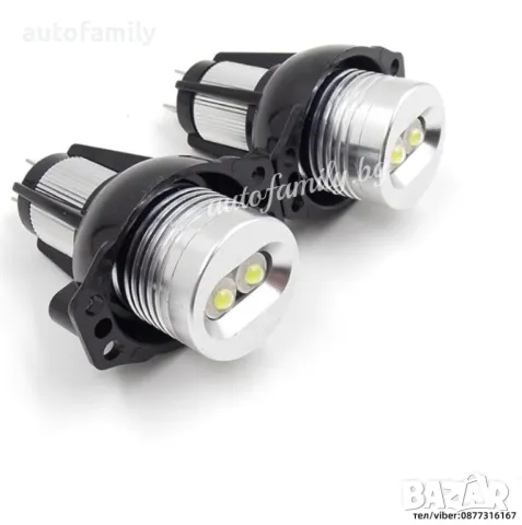 LED диодни крушки за ангелски очи на BMW E90/E91, снимка 1