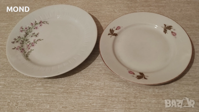 Български процелан - комплект чинии, снимка 9 - Чинии - 52866187