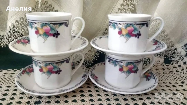 Красиви Royal Doulton с плодове, снимка 2 - Чаши - 51243175