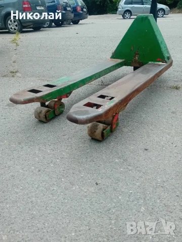 палетна количка, снимка 4 - Друго търговско оборудване - 50746993