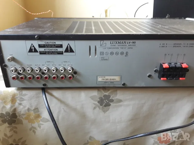 РЕСИЙВЪР Luxman LV-90 Receiver, снимка 5 - Ресийвъри, усилватели, смесителни пултове - 55954374