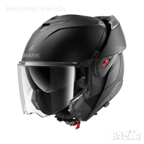 Каска Shark Oxo Blank Mat Black Mat, снимка 4 - Аксесоари и консумативи - 50582381