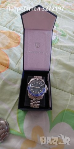 PAGANI DESIGN автоматичен часовник с Японски механизъм SEIKO NH34 GMT,стъкло сапфир,водоустойчив , снимка 14 - Мъжки - 42204968