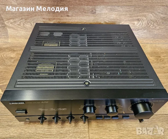 Усилвател Pioneer A-717 Reference – Японско чудовище от златната ера на Hi-Fi, снимка 3 - Ресийвъри, усилватели, смесителни пултове - 56208556