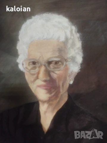 Стари авторски маслени портрети. Подписани испански творби . Трите са на един автор. Масло на платно, снимка 4 - Картини - 51326186