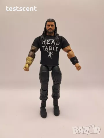 Екшън фигура WWE Roman Reigns Роман Рейнс ELITE SERIES Bloodline mattel figure елит, снимка 4 - Колекции - 48384867