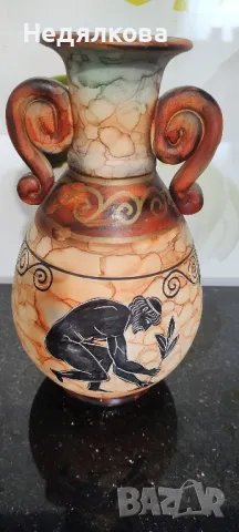 Ретро керамична ваза., снимка 2 - Декорация за дома - 49868440