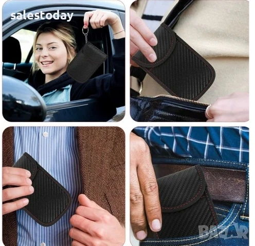 Калъфче за ключ, Система KEYLESS-GO RFID, калъф за заглушаване/ блокиращ сигнали, снимка 2 - Аксесоари и консумативи - 49749139