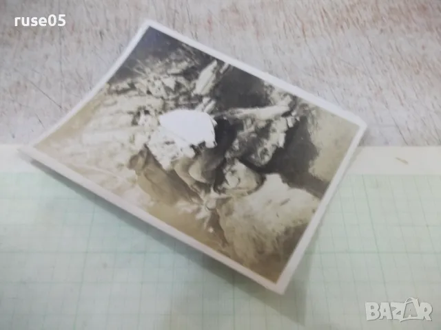 Снимка стара на на български мъж в американска река - 3, снимка 3 - Колекции - 48071580