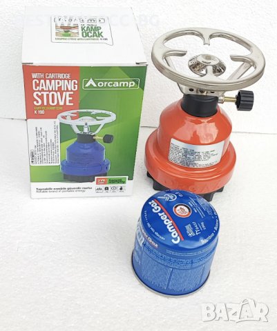 Къмпинг  газов котлон с  бутилка. Portable Camping Stove