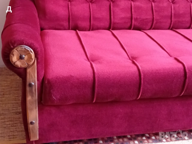 Диван с механизъм  за сън и 2 фотьойла много малко ползвани /холова гарнитура, снимка 6 - Дивани и мека мебел - 53834939