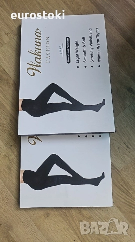 WAKUNA 2 чифта дамски зимни чорапогащи с подплата от полар - 100D непрозрачни и топли, снимка 6 - Бельо - 51884238