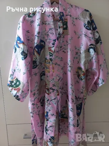 Страхотно Розово кимоно като  ново 