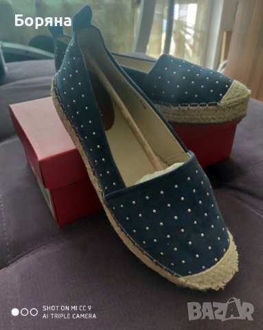 Нови еспадрили деним с капси 38 номер, снимка 7 - Дамски ежедневни обувки - 41416612