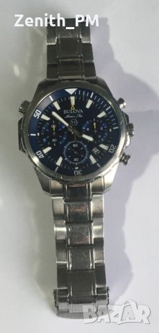 BULOVA MARINE STAR Хронограф, снимка 3 - Мъжки - 34729556