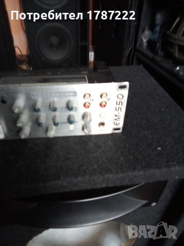 Пулт -Omnitronic EM 550., снимка 3 - Ресийвъри, усилватели, смесителни пултове - 51643929