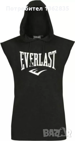 НОВ оригинален суичър / тениска без ръкави EVERLAST размер L от САЩ, снимка 9 - Спортни дрехи, екипи - 52454766