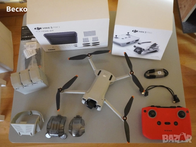 DJI Mini 3 Pro Combo – Отлично състояние + аксесоари