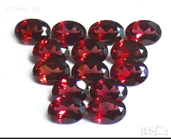 Гранат /червен/ 14бр. Afrika !!! 12 ct., снимка 3 - Други - 41408556