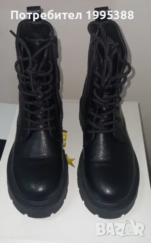 Дамски боти от еко кожа , снимка 3 - Дамски боти - 48783541