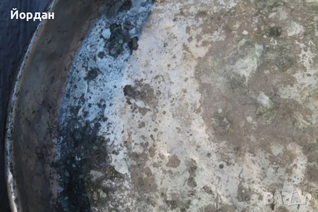 Медна тава за баница, снимка 3 - Антикварни и старинни предмети - 48882560